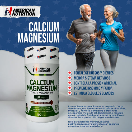Calcio + Magnesio – Fuerza Ósea y Equilibrio Muscular